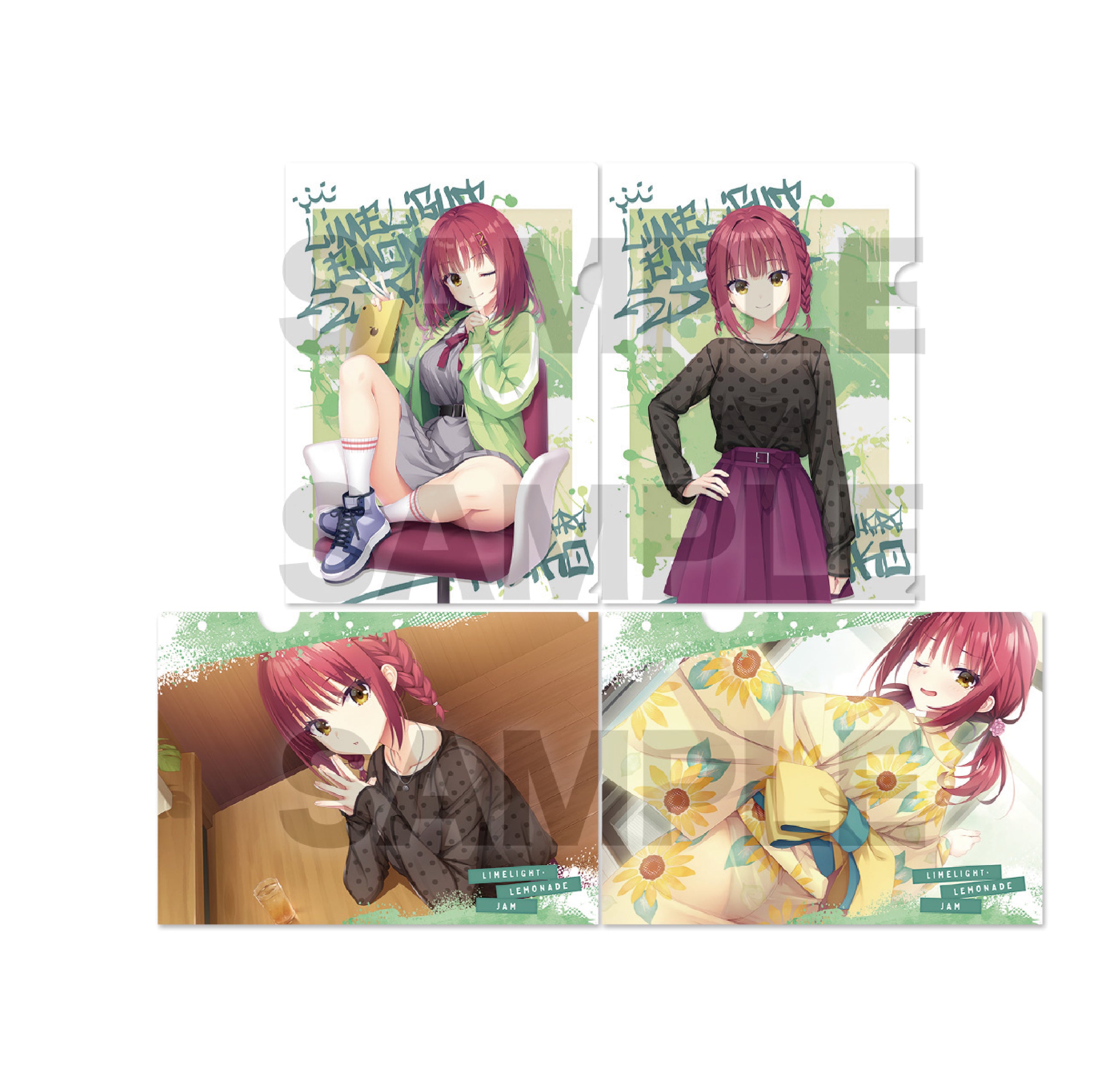 (Goods - File folder) 透明文件夾套裝004:莉莉子