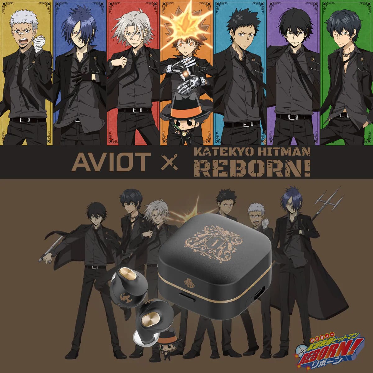 AVIOT TE-Q3-RBN ×《家庭教師REBORN!殺手利邦》 聯乘款真無線藍牙耳機
