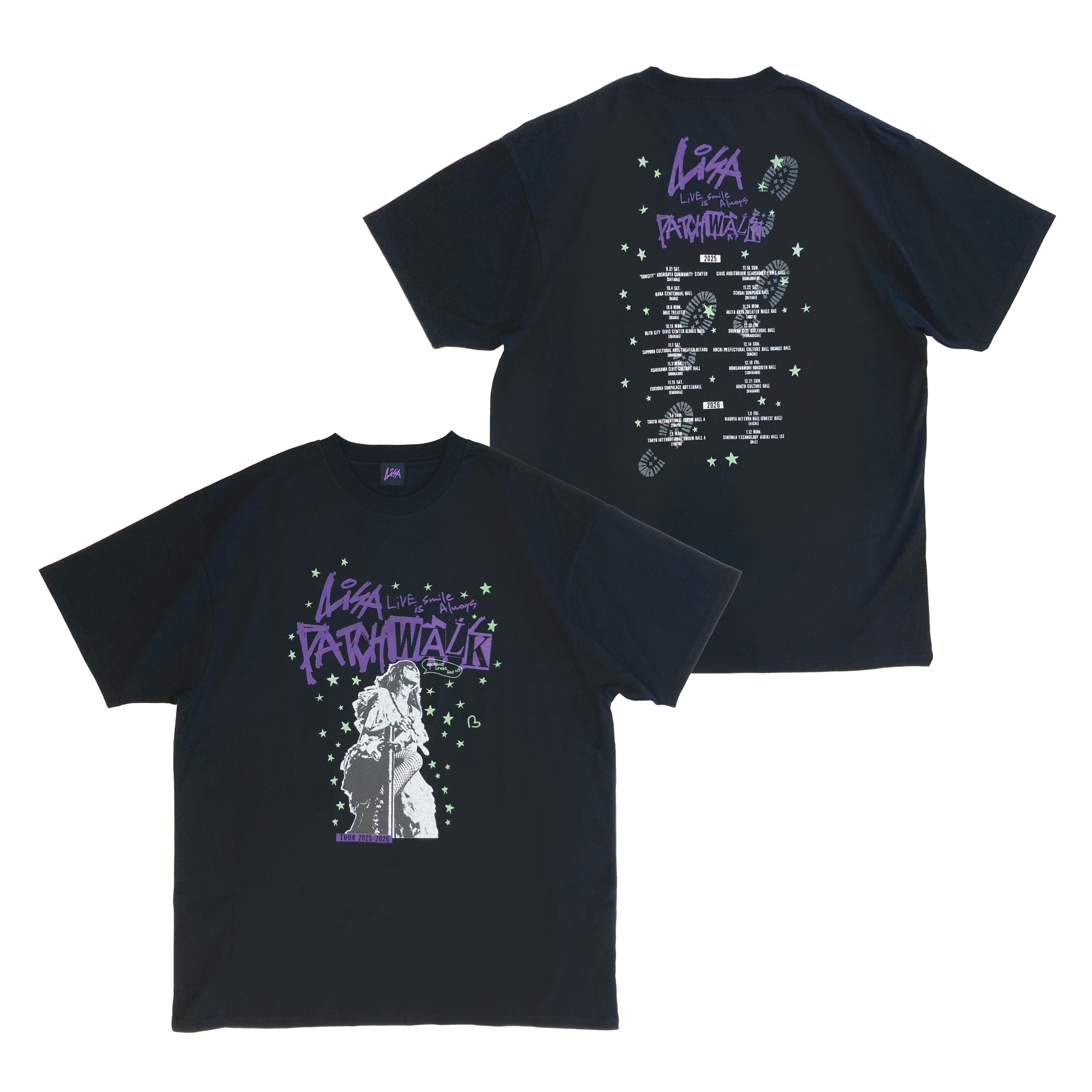 (Goods - Shirt) T-shirt／LiVE is Smile Always～PATCH WALK～