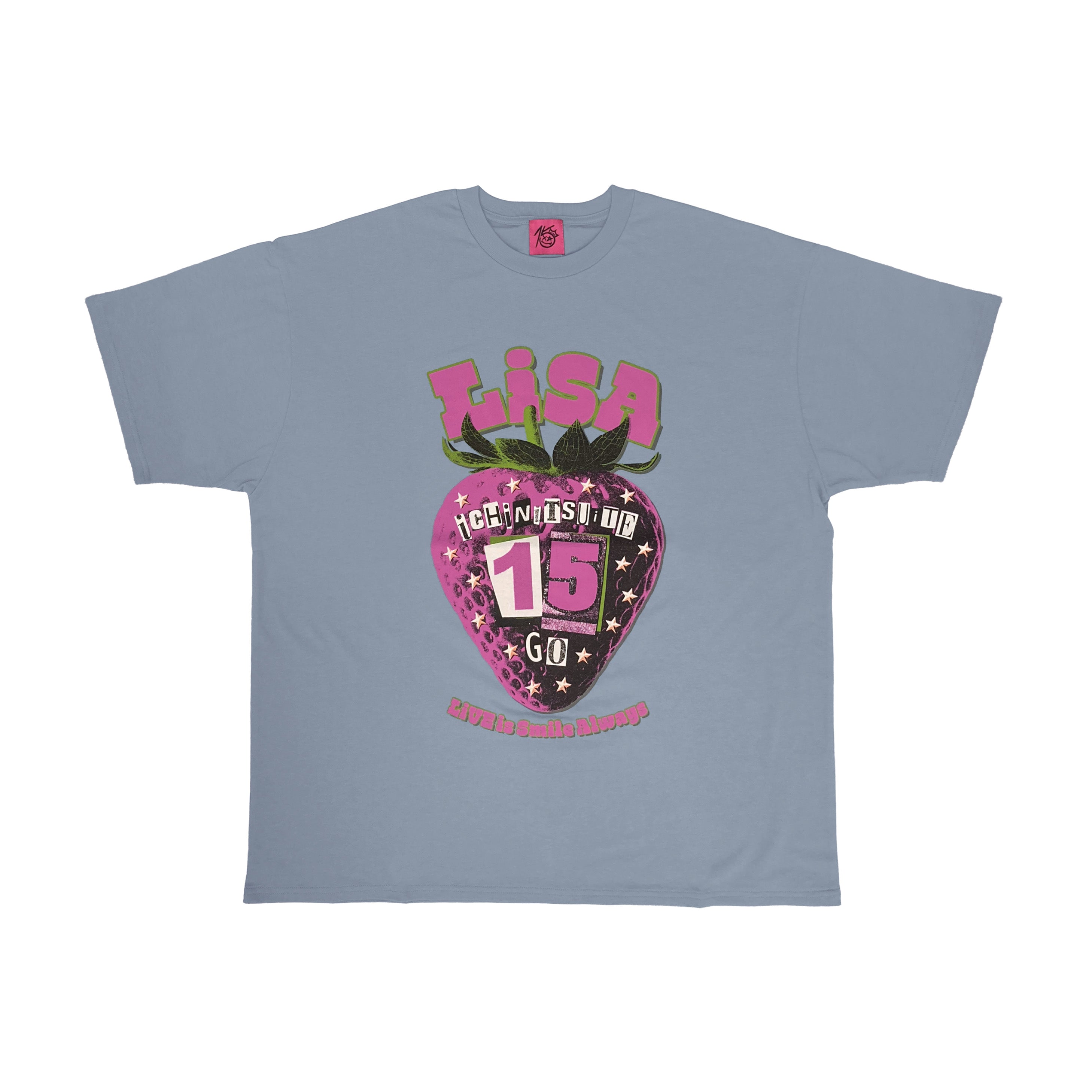 (Goods - Shirt) 15 T-shirt (BLUE)／LiVE is Smile Always～15～