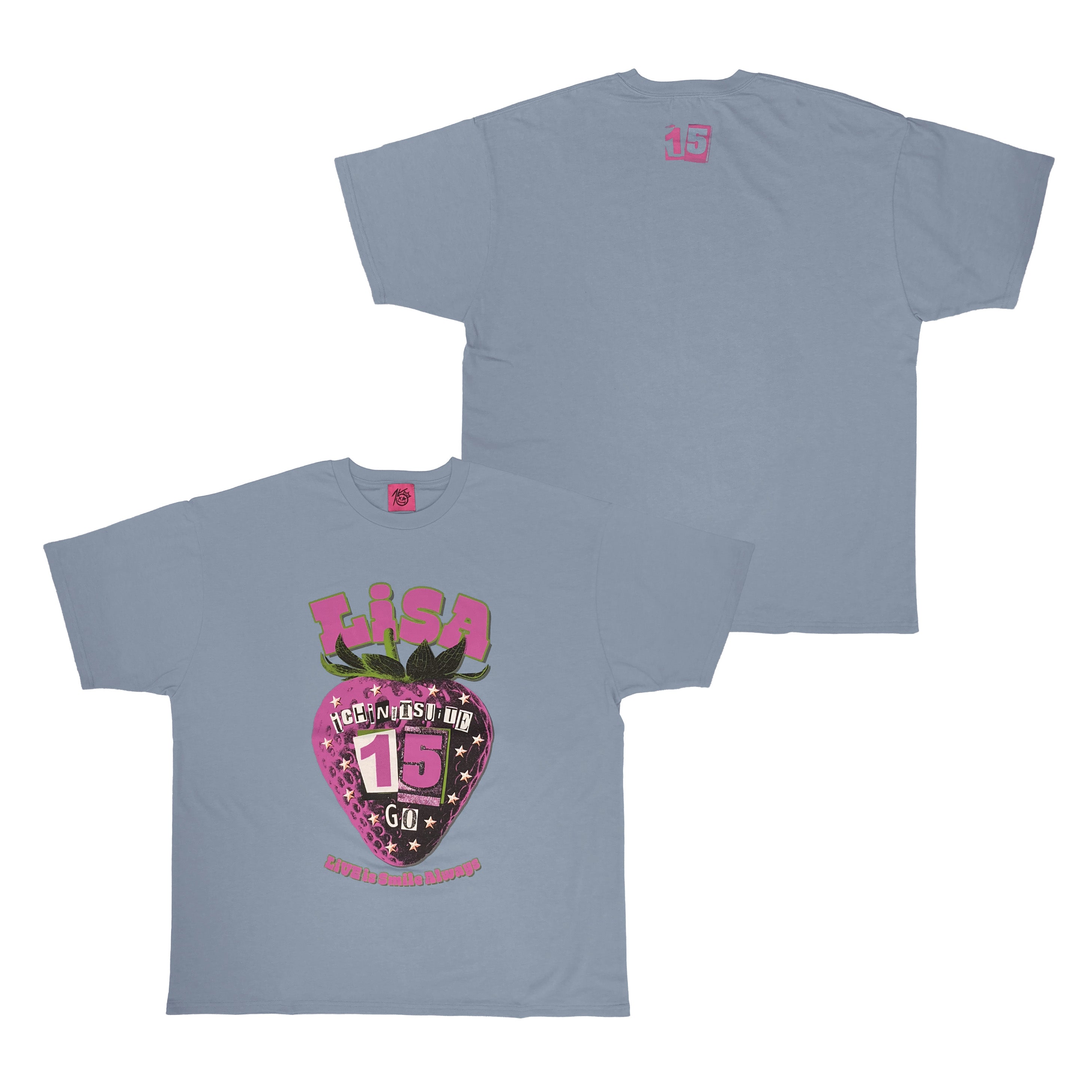 (Goods - Shirt) 15 T-shirt (BLUE)／LiVE is Smile Always～15～