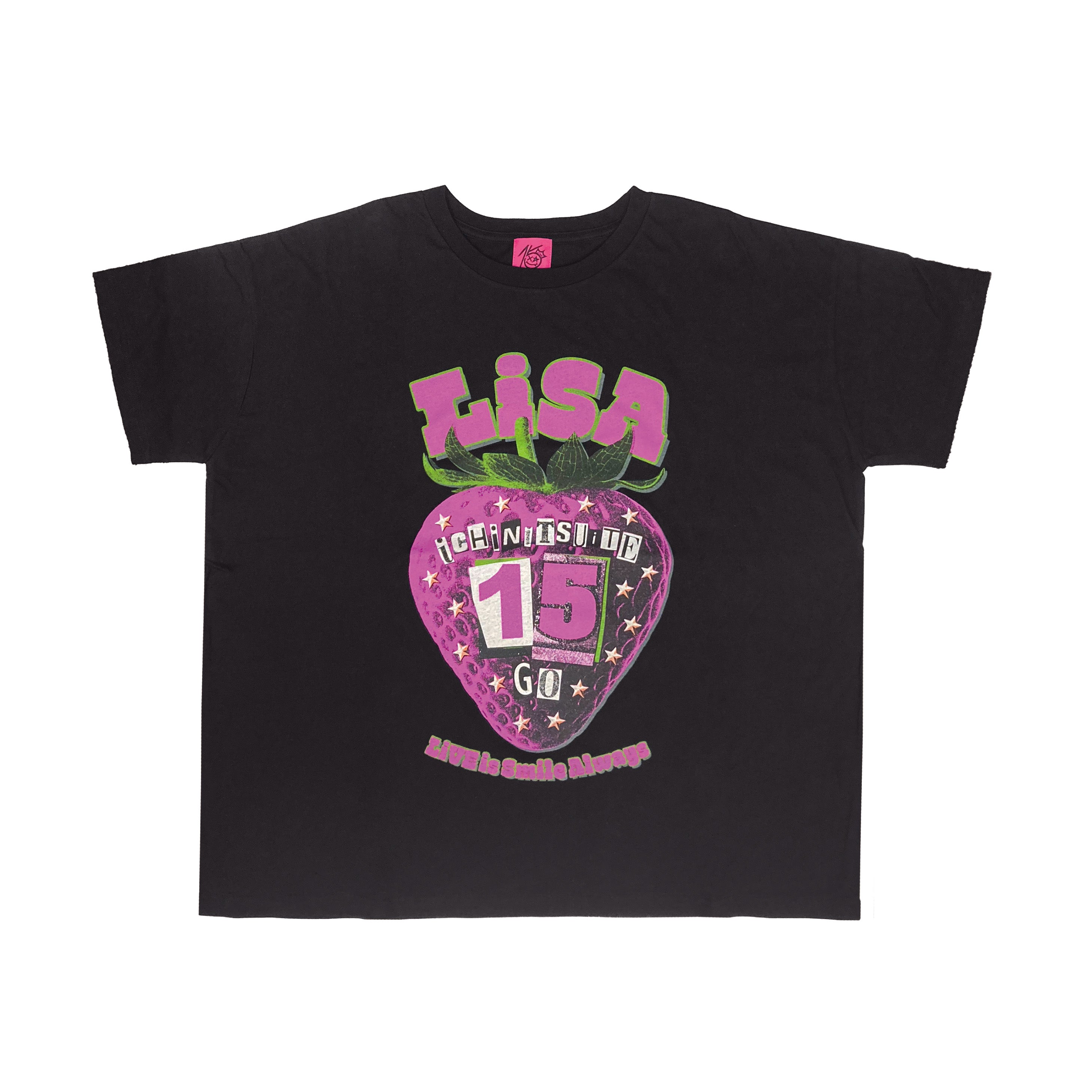 (Goods - Shirt) 15 T-shirt(BLACK)／LiVE is Smile Always～15～