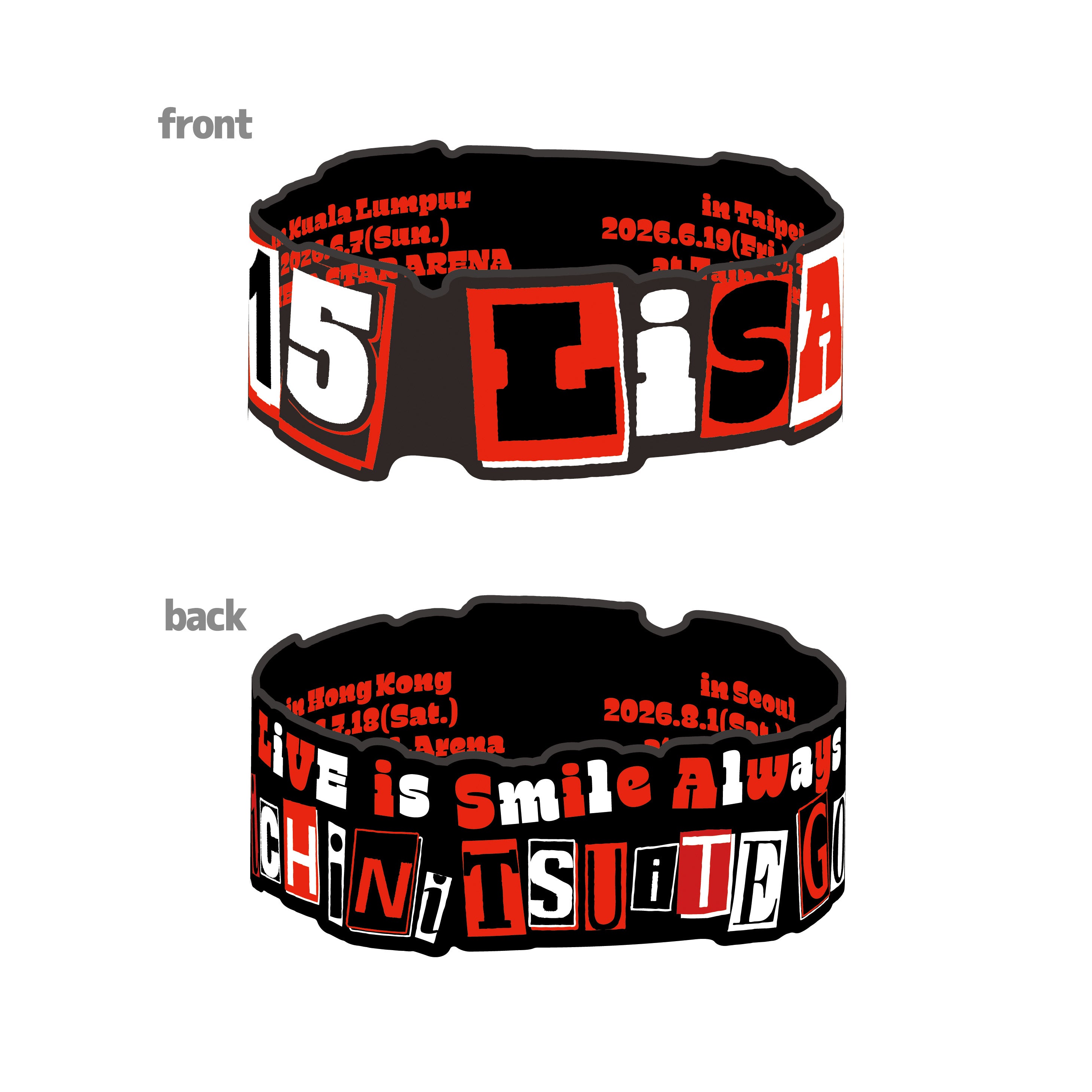 (Goods - Accessory) Rubber band／LiVE is Smile Always～15～