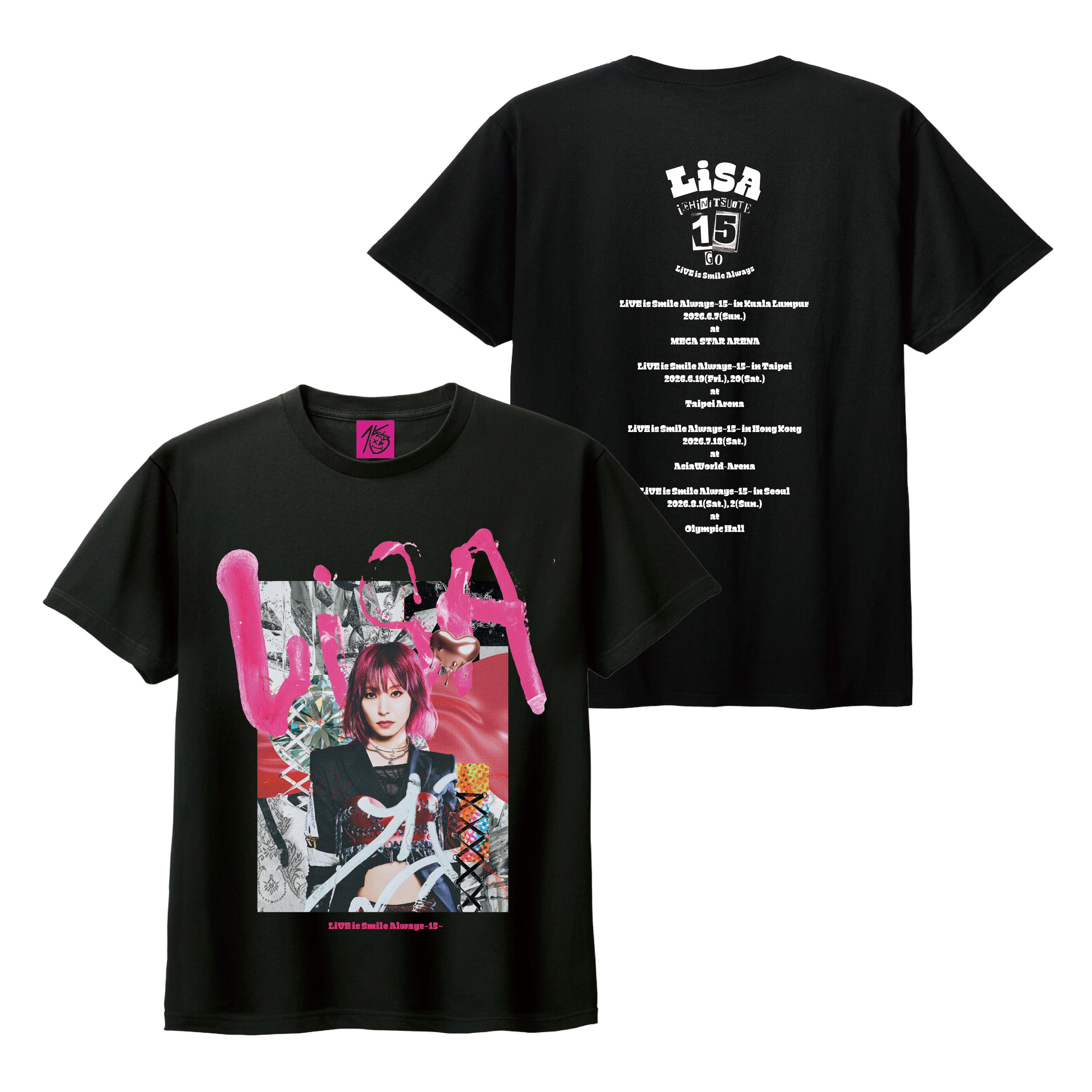 (Goods - Shirt) ASiA T-shirt／LiVE is Smile Always～15～