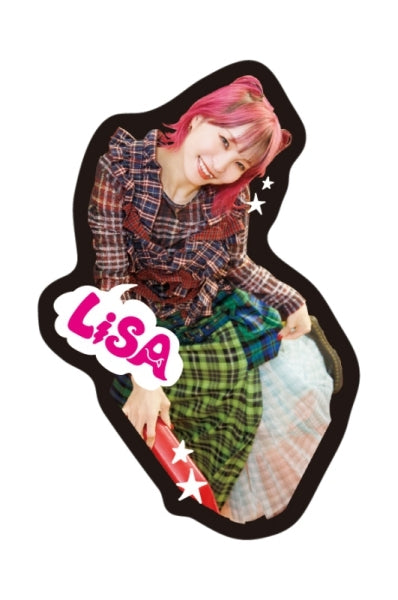 (Goods - Sticker) LiSA／貼紙 BLACK Ver.