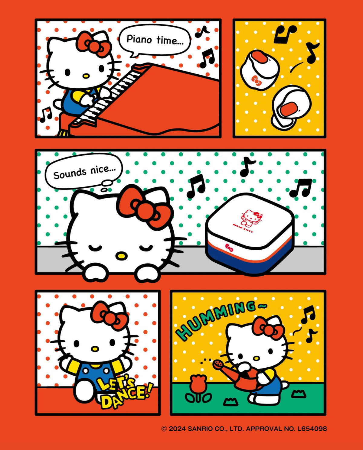 AVIOT TE-Q3-KTY × 《Sanrio Characters (Hello Kitty)》聯乘真無線耳機