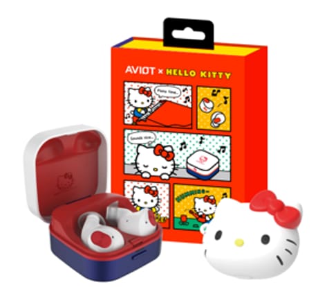 AVIOT TE-Q3-KTY × 《Sanrio Characters (Hello Kitty)》聯乘真無線耳機