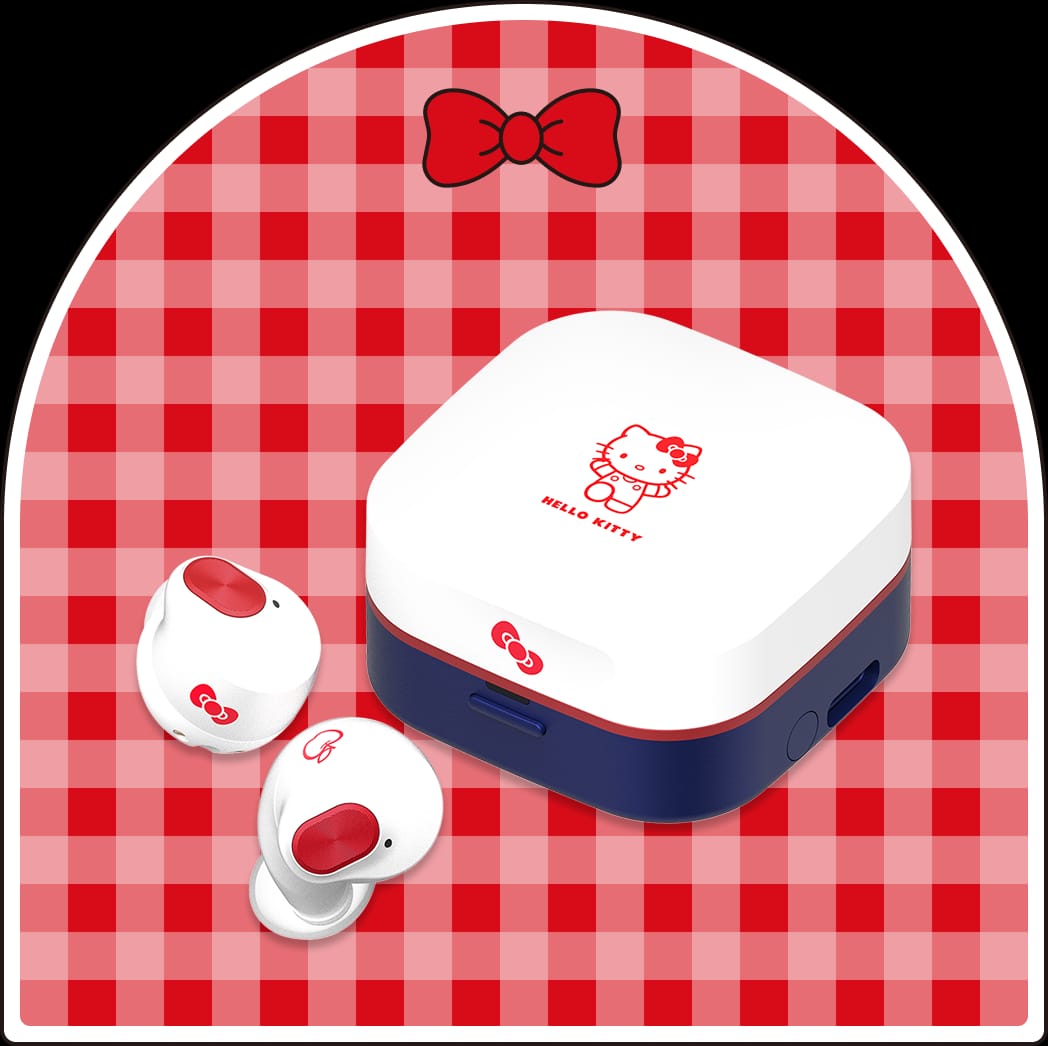 AVIOT TE-Q3-KTY × 《Sanrio Characters (Hello Kitty)》聯乘真無線耳機