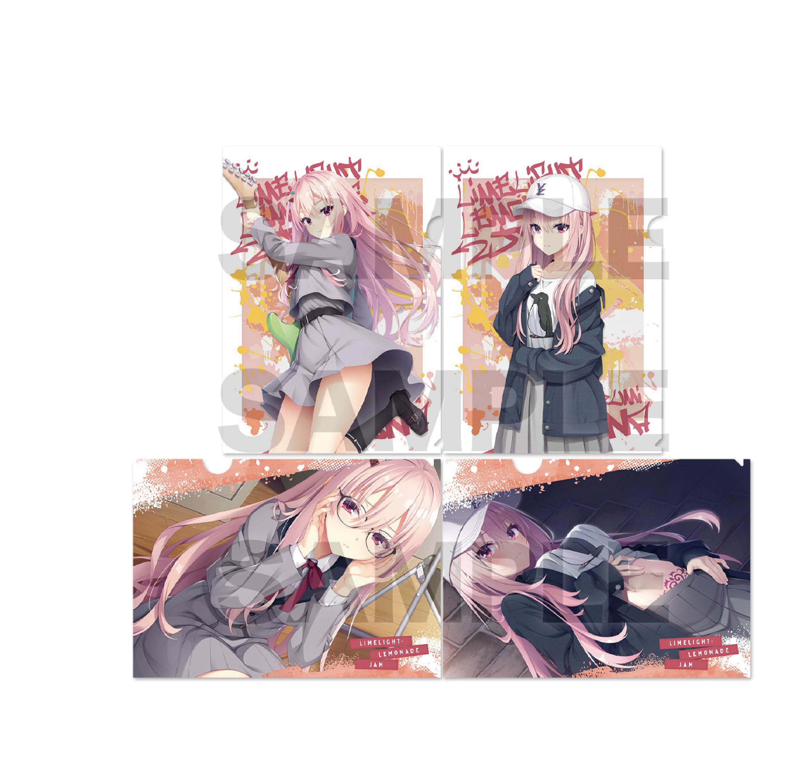 (Goods - File folder) 透明文件夾套裝001：恵凪